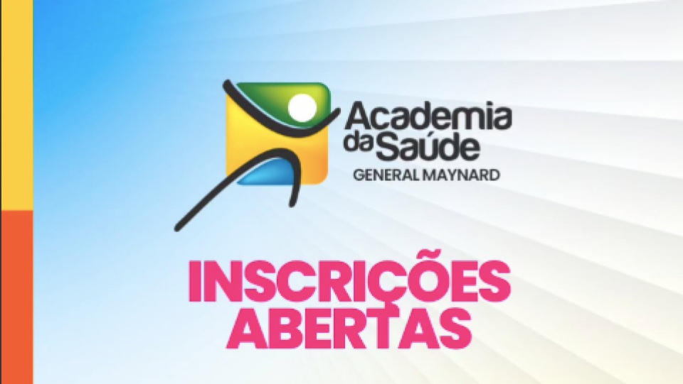 Inscrições abertas para a Academia da Saúde em General Maynard