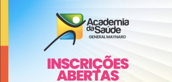 Inscrições abertas para a Academia da Saúde em General Maynard